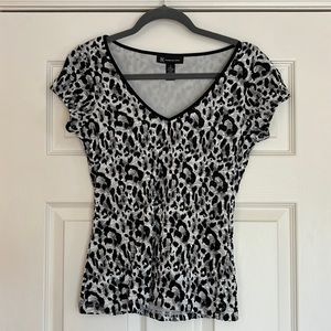INC Animal Print Top.